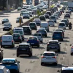 Trafic chargé sur autoroutes françaises : jusqu&rsquo;à 660 km de bouchons signalés.
