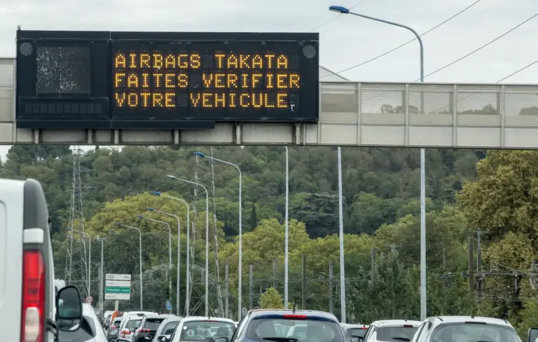 Airbags Takata : Nombre de véhicules non contrôlés toujours en circulation en France