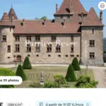 Isère : Vente d’un château du XIIIe siècle pour 3,8 millions d’euros