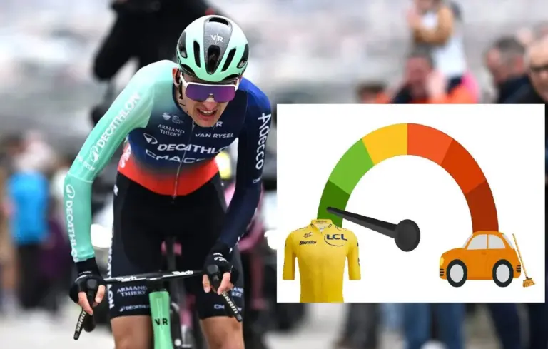 Paul Seixas termine sur le podium d’étape et entre dans le Top 5 du général au Tour de France.