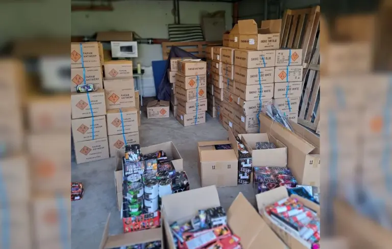 Nord : Saisie de plus de 25.000 engins pyrotechniques illégaux près de Lille