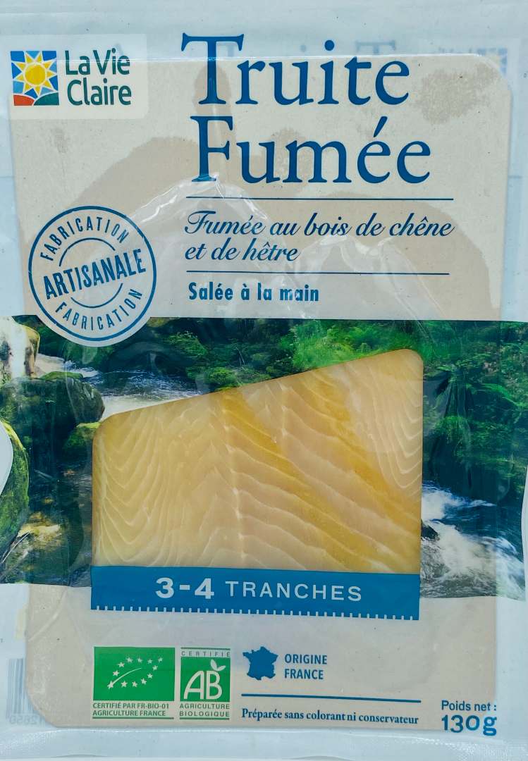 Rappel Consommateur – Détail Truite fumée biologique MDD La Vie Claire