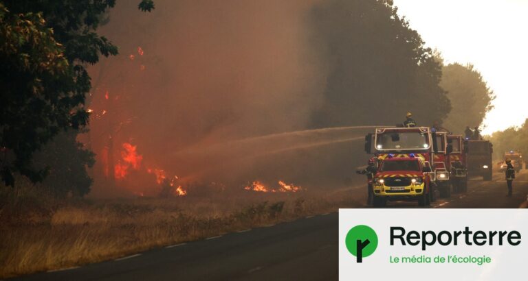 Incendie en Gironde : explosion d’obus de la Seconde Guerre mondiale en cours