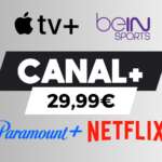 Canal+, Netflix, HBO Max et Apple TV disponibles pour 29,99€ par mois avec RAT+ La Totale
