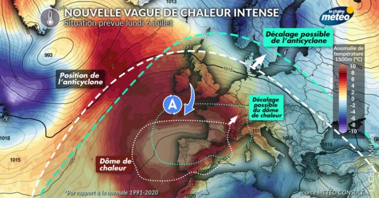 Retour du dôme de chaleur : prévisions de chaleur intense en France ces prochains jours