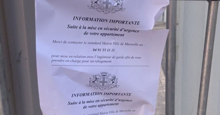 Marseille : inquiétude des habitants de la Rue d’Aubagne après des mises en sécurité.