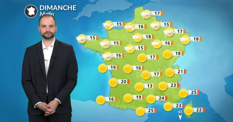 Chaleur extrême prévue pour dimanche, alertes émises par les services météorologiques.
