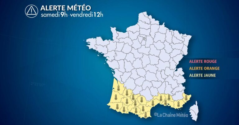Alerte Météo : Troisième vague de chaleur caniculaire affecte plusieurs régions françaises.