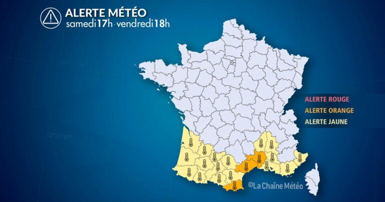 Alerte Météo : Troisième vague de chaleur caniculaire affecte plusieurs régions françaises.