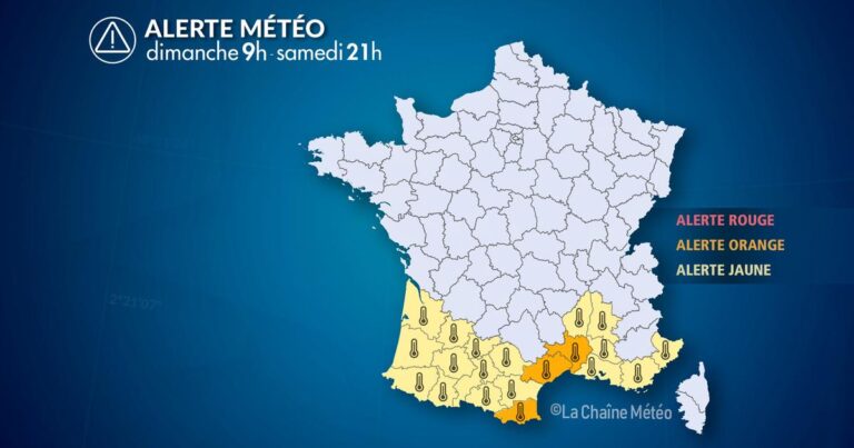 Alerte Météo : Troisième vague de chaleur caniculaire affecte plusieurs régions françaises.