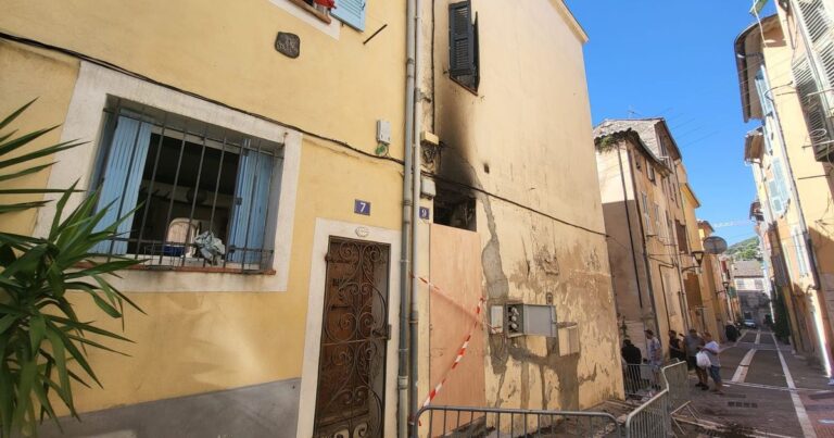 Deux blessés graves dans un incendie d’immeuble à Vallauris, six personnes évacuées.