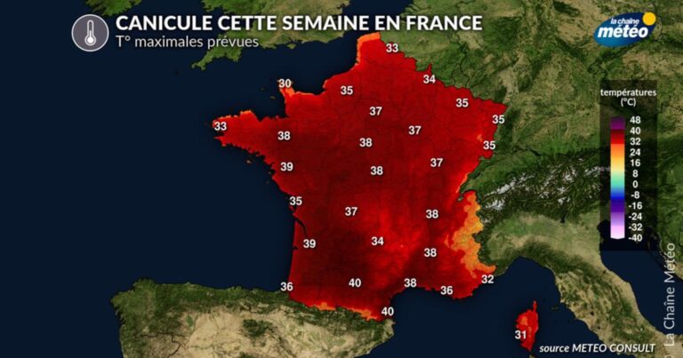 Canicule en France : classement des 10 villes les plus chaudes cette semaine