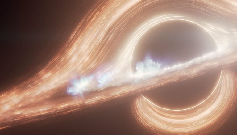 Le trou noir central de la galaxie produit un feu d’artifice astrophysique surprenant.