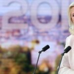 Marine Le Pen évoque sa candidature et le rôle potentiel de Jordan Bardella sur TF1.
