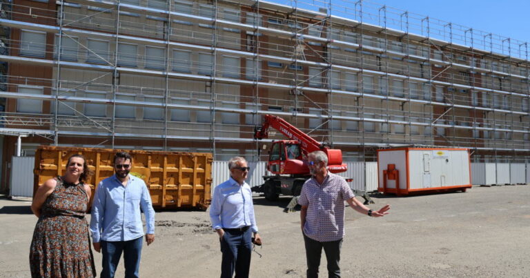 Lancement des travaux de rénovation au collège Molière à Colmar.
