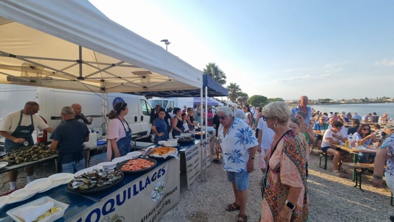 Succès de la 13e fête de l’huître au quartier du Barrou à Sète, fréquentation record.