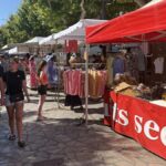 Marchés d’été à Mèze : vacanciers et habitants découvrent les allées colorées du bassin de Thau.