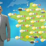 Canicule persistante en France avec quelques orages isolés sur certaines régions