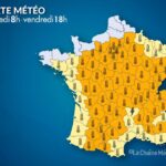 Alerte Météo : Canicule et orages violents prévus à l’est mercredi selon Météo France.