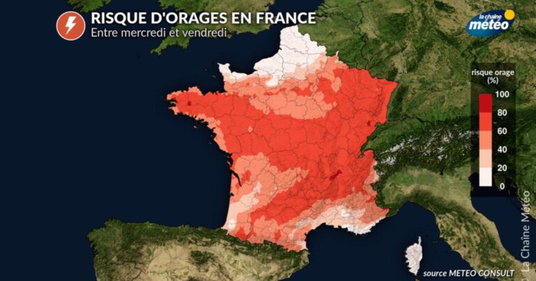 Orages en France : insuffisance des précipitations face à la sécheresse de surface