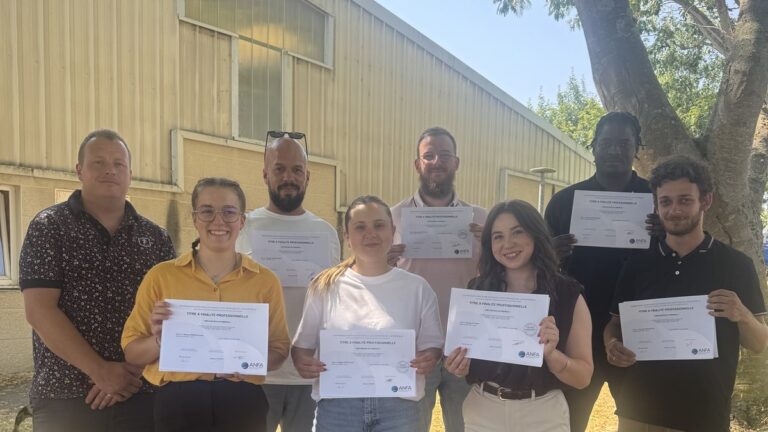 Les diplômés de la Chambre de métiers et de l’artisanat de Tarbes achèvent leur formation.