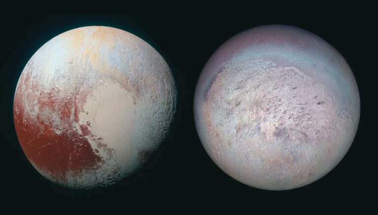 Pluton et Triton : une étude révèle leurs similitudes et différences géologiques.