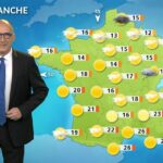 Chaleur intense au sud-est, un dimanche estival en France.