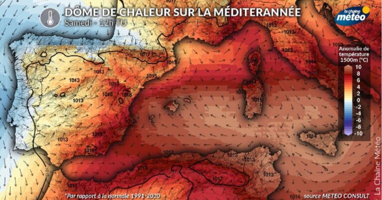 Canicule historique au Maghreb : des températures proches de 50°C observées.