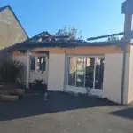 Retour des habitants à Trignac après l&rsquo;incendie, bilan des dégâts constatés.