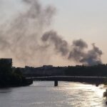 Incendie dans un camp de Roms à Nantes, 110 pompiers déployés pour maîtriser le feu