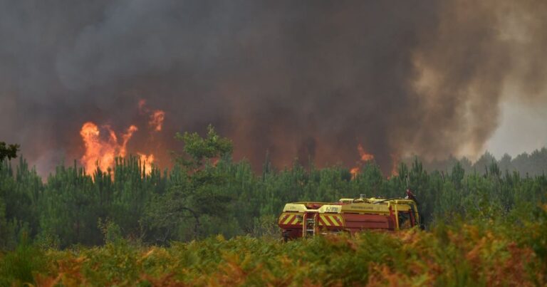 Incendie en Gironde : 3.400 hectares brûlés, un pompier décrit la situation critique