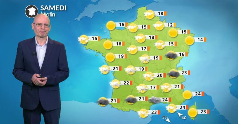 Météo : orages attendus dans le sud, ciel dégagé au nord de la France.