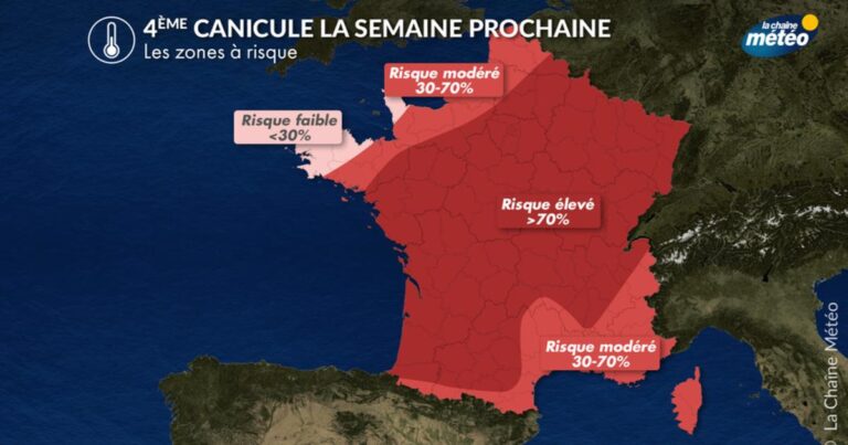 Canicule : une vague de chaleur intense confirmée jusqu’au week-end en France.