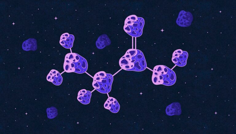Les astéroïdes comme source d’acides aminés pour la recherche en biologie.