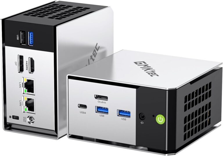 GMKtec présente un Mini PC Ryzen 5 Pro 6650H avec Dual LAN 2.5GbE et USB4