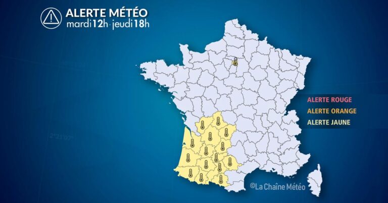Alerte Météo : Vague de chaleur et canicule affectant plusieurs régions cette semaine.