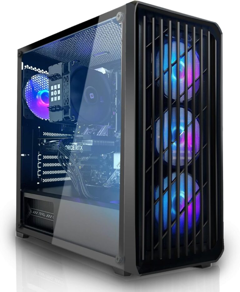 SYSTEMTREFF PC Gamer : config Intel Core i7, RTX 5060, 16 Go RAM pour jeux et streaming.