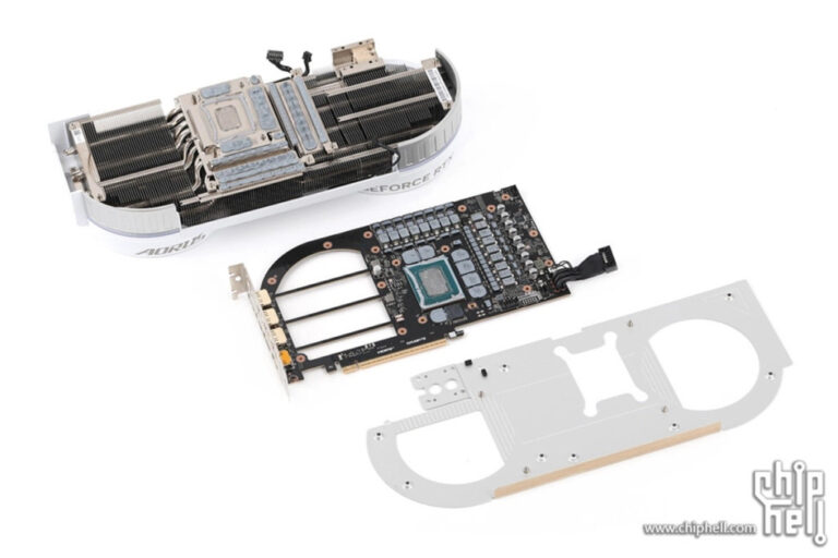 Gigabyte Aorus GeForce RTX 5080 Infinity Wood White dévoile un PCB innovant et atypique.