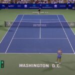 V. Williams éliminée au premier tour par Potapova lors du tournoi de tennis.