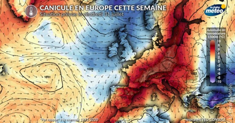 Canicule en Europe : Espagne et Italie atteignent 43°C, Balkans sous chaleur extrême durable