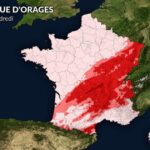 Orages violents : les régions françaises les plus exposées ce vendredi.