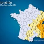 Alerte Météo : Canicule sur la façade est et orages violents dans le centre-est