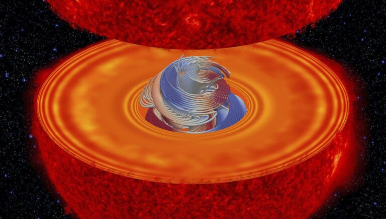 Le champ magnétique intense des étoiles géantes rouges observé par des astronomes.