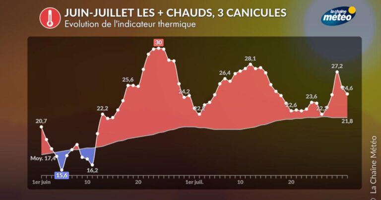 Été exceptionnel : plus de 2000 records de chaleur enregistrés dans plusieurs régions.