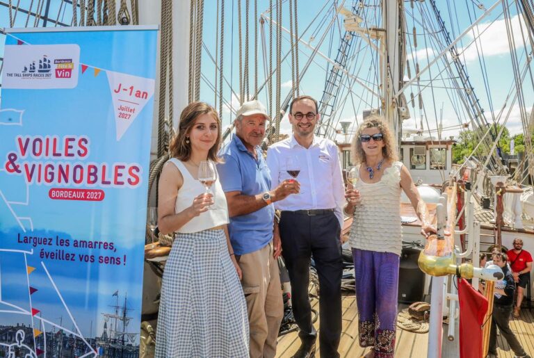 Voiles et vignobles : 40 grands voiliers et 1 000 vignerons à Bordeaux pour un événement unique