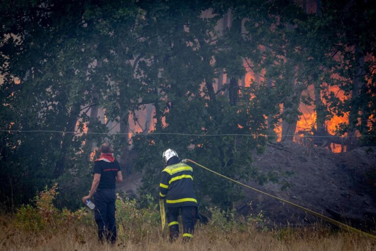Incendie en Gironde : les pompiers luttent contre les reprises de feu intensifiées.