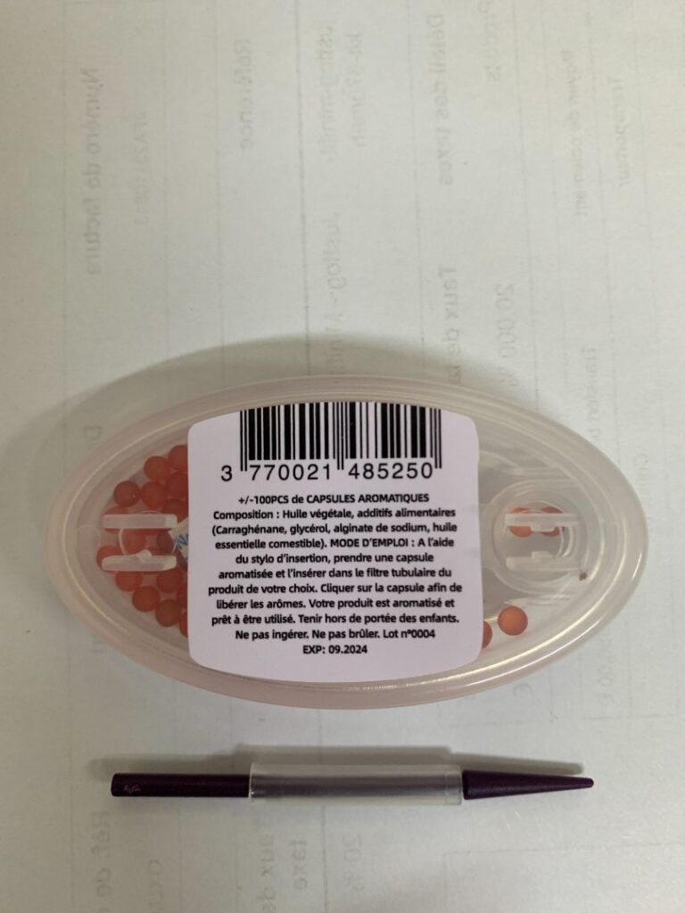 Capsules aromatiques