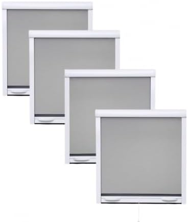 Lancement d’un pack de 4 moustiquaires enroulables en aluminium pour une meilleure protection contre les insectes.