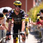 Bruno Armirail (Visma-Lease a bike) chute lors de la 3e étape du Tour de France