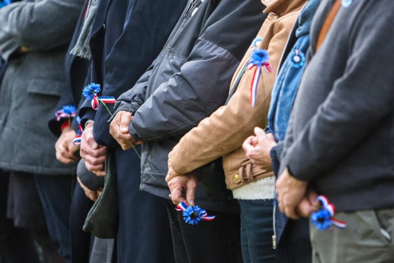 Cérémonie commémorative du 11-Novembre organisée dans les écoles de l’éducation nationale.